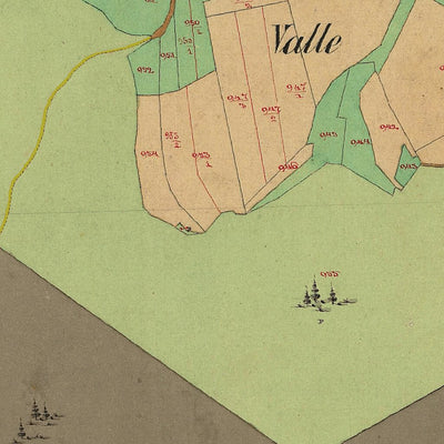 SFRUZ Mappa originale d'impianto del Catasto austro-ungarico. Scala 1:2880 Preview 3