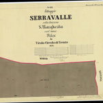 SERRAVALLE Mappa originale d'impianto del Catasto austro-ungarico. Scala 1:2880 Preview 1