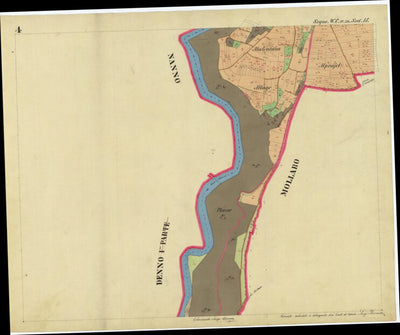 SEGNO Mappa originale d'impianto del Catasto austro-ungarico. Scala 1:2880 Preview 2