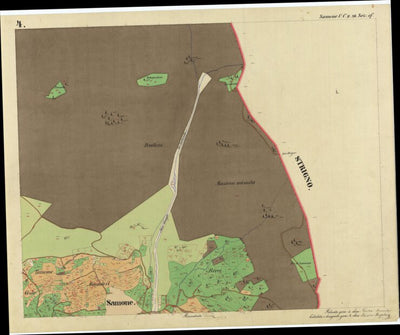 SAMONE Mappa originale d'impianto del Catasto austro-ungarico. Scala 1:2880 Preview 2