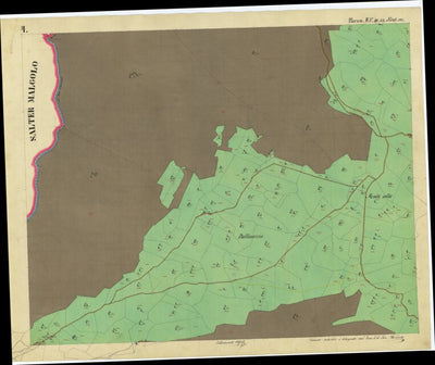 TAVON Mappa originale d'impianto del Catasto austro-ungarico. Scala 1:2880 Preview 2