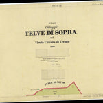 TELVE DI SOPRA Mappa originale d'impianto del Catasto austro-ungarico. Scala 1:2880 Preview 1