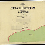 TELVE DI SOTTO Mappa originale d'impianto del Catasto austro-ungarico. Scala 1:2880 Preview 1