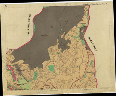 TENNO Mappa originale d'impianto del Catasto austro-ungarico. Scala 1:2880 Preview 2