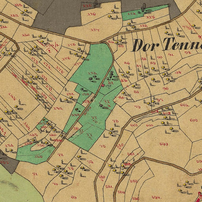 TENNO Mappa originale d'impianto del Catasto austro-ungarico. Scala 1:2880 Preview 3