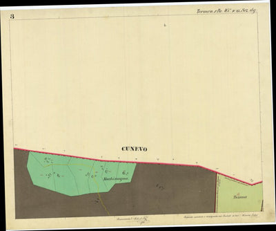 TERMON Mappa originale d'impianto del Catasto austro-ungarico. Scala 1:2880 Preview 2