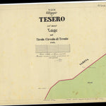 TESERO Mappa originale d'impianto del Catasto austro-ungarico. Scala 1:2880 Preview 1