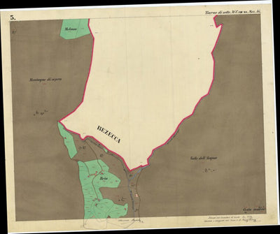 TIARNO DI SOTTO Mappa originale d'impianto del Catasto austro-ungarico. Scala 1:2880 Preview 2