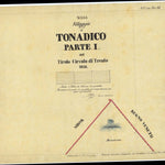 TONADICO PARTE 1 Mappa originale d'impianto del Catasto austro-ungarico. Scala 1:2880 Preview 1