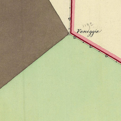 TONADICO PARTE 2 Mappa originale d'impianto del Catasto austro-ungarico. Scala 1:2880 Preview 3