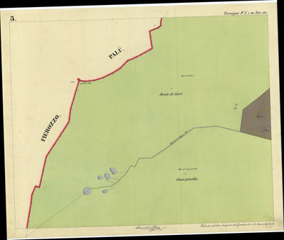 TORCEGNO Mappa originale d'impianto del Catasto austro-ungarico. Scala 1:2880 Preview 2