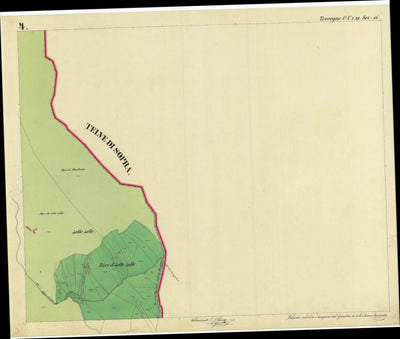 TORCEGNO Mappa originale d'impianto del Catasto austro-ungarico. Scala 1:2880 Preview 3
