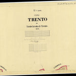 TRENTO Mappa originale d'impianto del Catasto austro-ungarico. Scala 1:2880 Preview 1