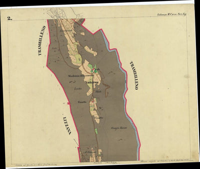 VALARSA Mappa originale d'impianto del Catasto austro-ungarico. Scala 1:2880 Preview 2