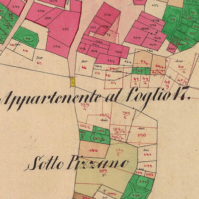 VERMIGLIO Mappa originale d'impianto del Catasto austro-ungarico. Scala 1:2880 Preview 3