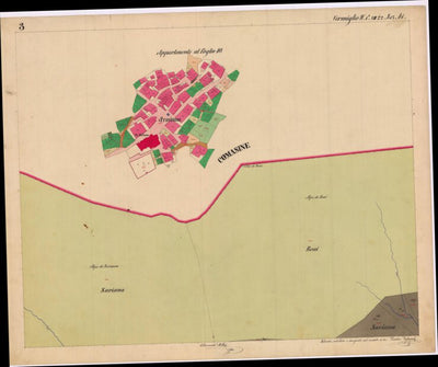 VERMIGLIO Mappa originale d'impianto del Catasto austro-ungarico. Scala 1:2880 Preview 2