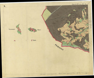 VIGNOLA Mappa originale d'impianto del Catasto austro-ungarico. Scala 1:2880 Preview 2