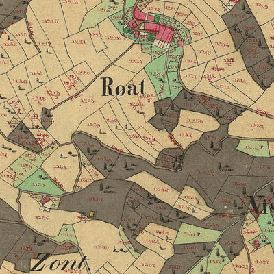 VIGNOLA Mappa originale d'impianto del Catasto austro-ungarico. Scala 1:2880 Preview 3