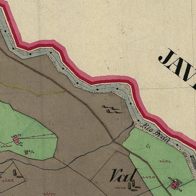 VILLA DI RENDENA Mappa originale d'impianto del Catasto austro-ungarico. Scala 1:2880 Preview 3