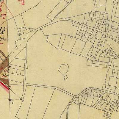 VILLA LAGARINA Mappa originale d'impianto del Catasto austro-ungarico. Scala 1:2880 Preview 3