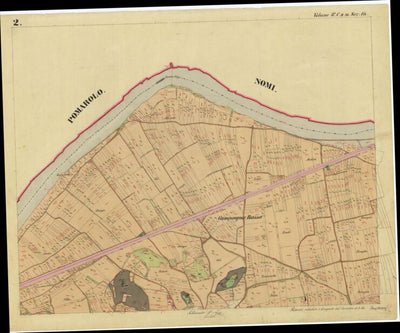 VOLANO Mappa originale d'impianto del Catasto austro-ungarico. Scala 1:2880 Preview 2