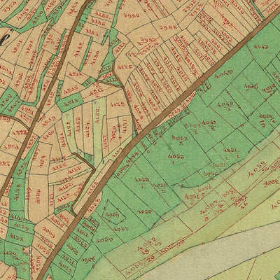 ZIANO Mappa originale d'impianto del Catasto austro-ungarico. Scala 1:2880 Preview 2