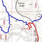 Central Oregon SxS Where To Ride Edison Sno-Park and Wanoga Sno-Parks 2 map bundle Bend, Oregon Preview 1