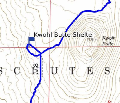 Central Oregon SxS Where To Ride Edison Sno-Park and Wanoga Sno-Parks 2 map bundle Bend, Oregon Preview 2