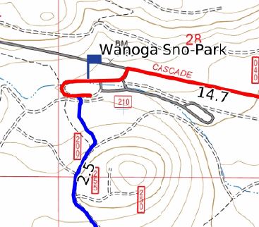 Central Oregon SxS Where To Ride Edison Sno-Park and Wanoga Sno-Parks 2 map bundle Bend, Oregon Preview 3