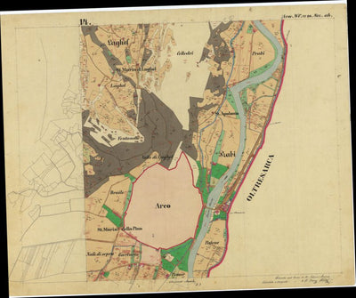ARCO Mappa originale d'impianto del Catasto austro-ungarico. Scala 1:2880 Preview 2