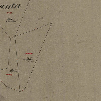 AVIO Mappa originale d'impianto del Catasto austro-ungarico Scala 1:2880 Preview 3