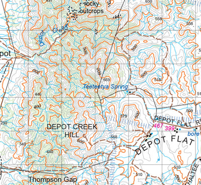 Flinders Ranges Map 475 Preview 3