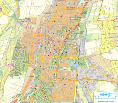 Gyöngyös várostérkép turistáknak, bicikliseknek Preview 1