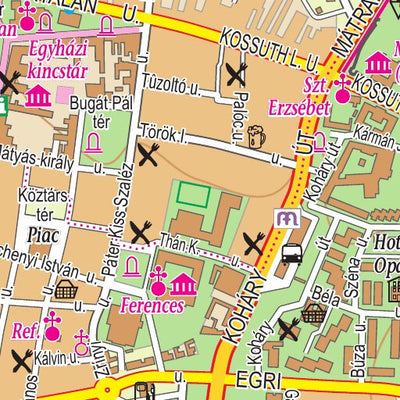 Gyöngyös várostérkép turistáknak, bicikliseknek Preview 2