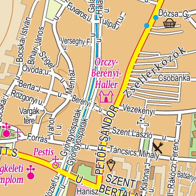 Gyöngyös várostérkép turistáknak, bicikliseknek Preview 3