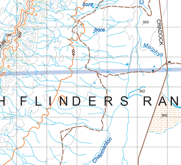 Flinders Ranges Map 523 by Mapland - Department for Environment and ...