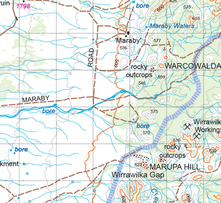 Flinders Ranges Map 524 by Mapland - Department for Environment and ...