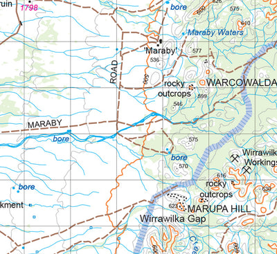 Flinders Ranges Map 524 Preview 2