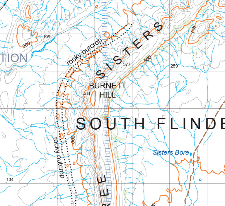 Flinders Ranges Map 581 by Mapland - Department for Environment and ...