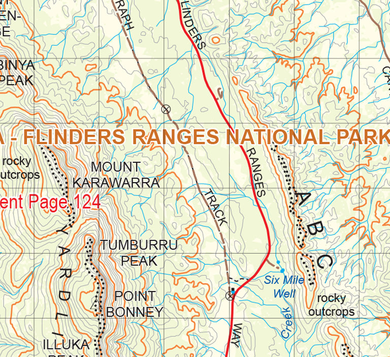 Flinders Ranges Map 583 by Mapland - Department for Environment and ...