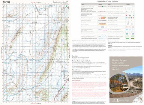 Flinders Ranges Map 522 Preview 1