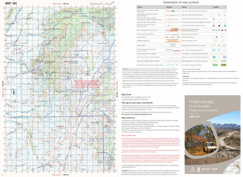 Flinders Ranges Map 524 Preview 1