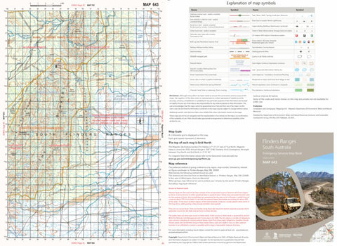 Flinders Ranges Map 643 Preview 1