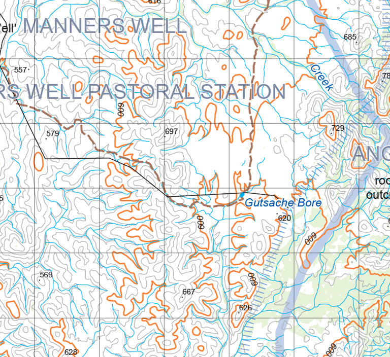 Flinders Ranges Map 819 by Mapland - Department for Environment and ...