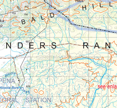 Flinders Ranges Map 820 Preview 3