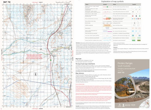 Flinders Ranges Map 758 Preview 1