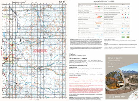 Flinders Ranges Map 818 Preview 1