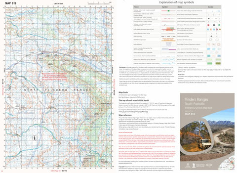 Flinders Ranges Map 819 Preview 1