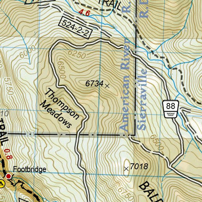 1008 PCT Sierra Nevada North (map 02) Preview 3