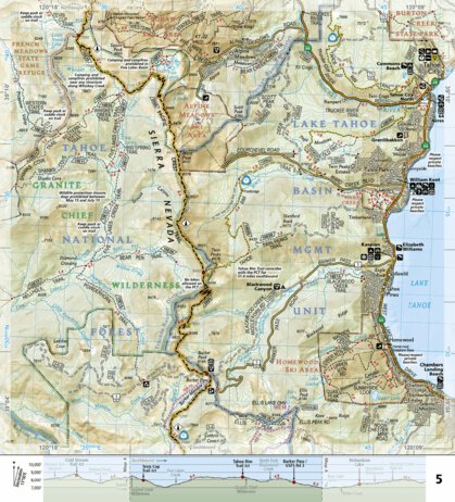 1008 PCT Sierra Nevada North (map 05) Preview 1